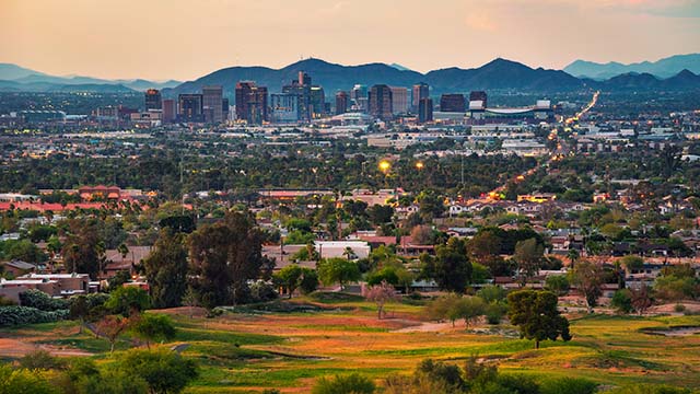 Phoenix, Arizona, location of Patriot Environmental Services newest branch office.