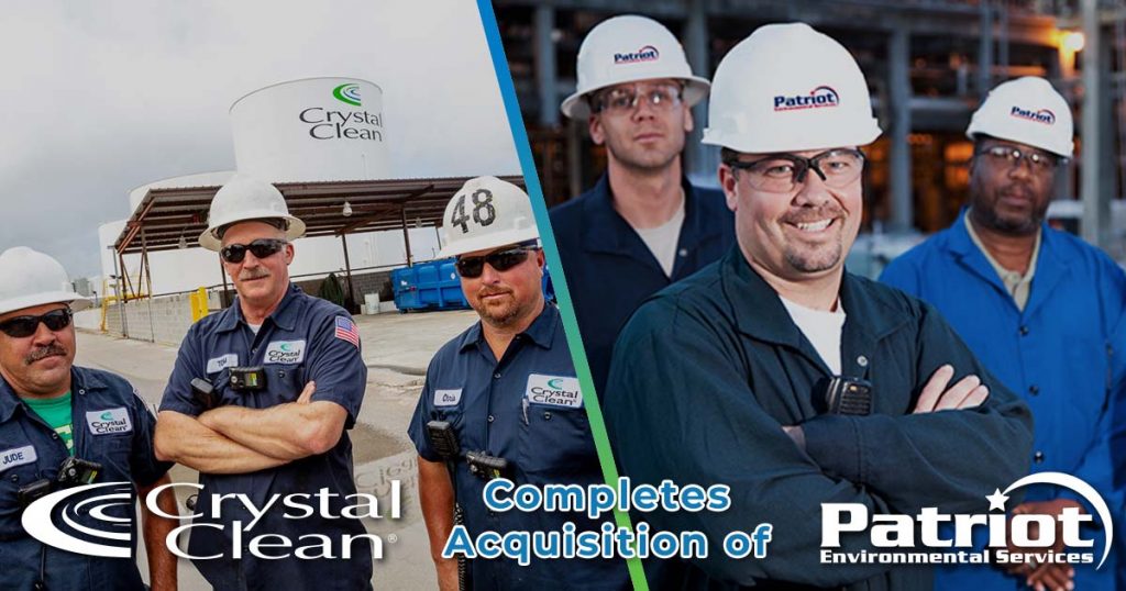 Patriot Environmental Services Is Now a HeritageCrystal Clean Company