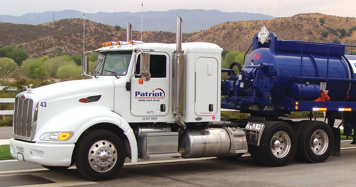 patriot truck at facility